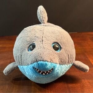 The Petting Zoo Blue/Gray Shark Ball Plush Stuffed Animal Sea Ocean Toy